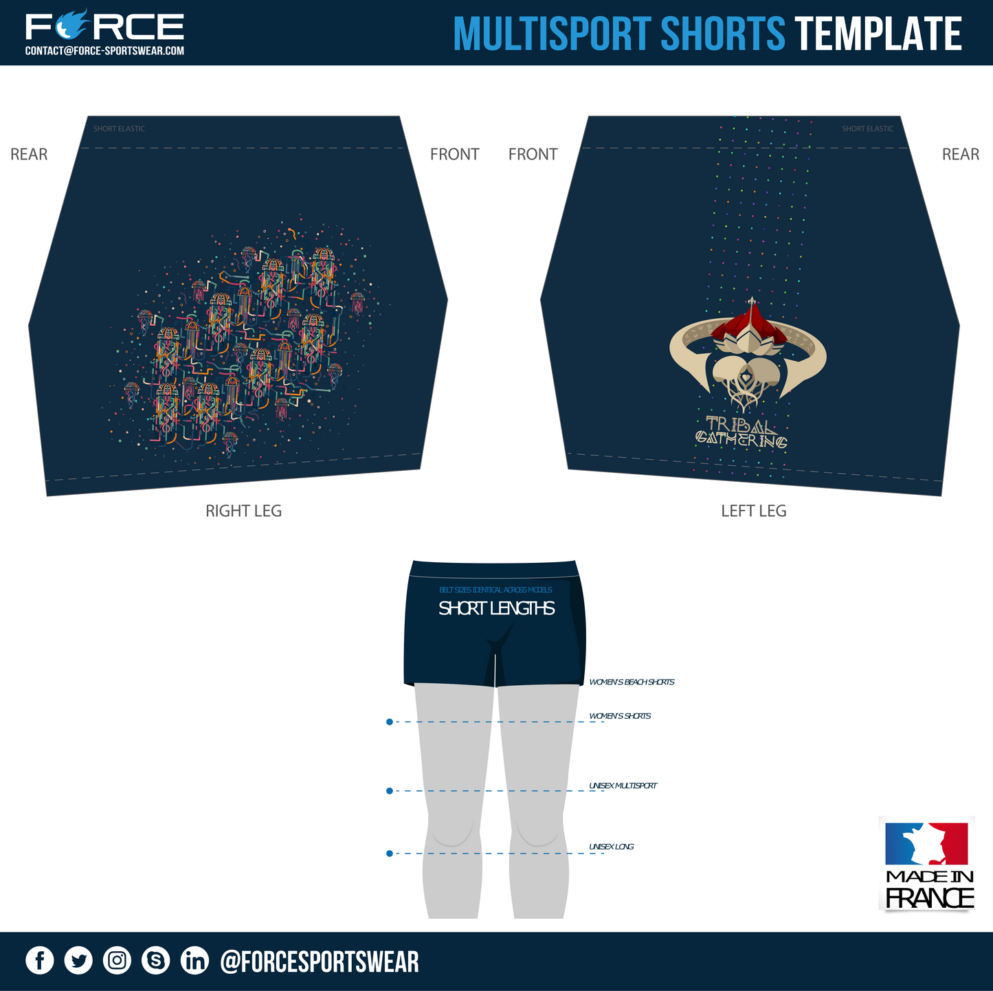 Unisex Shorts